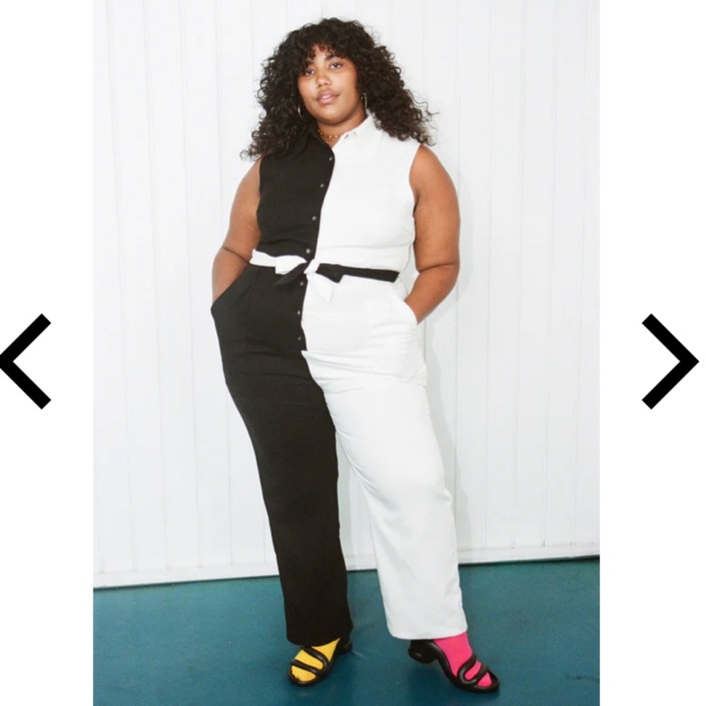 THE DIRECTOR JUMPSUIT BLACK/WHITE Fashion Brand Company by Penelope Gazin